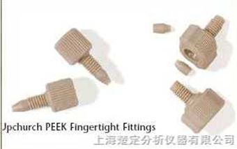 10-32本色，10/包PEEK一体手紧长接头（货号：F-130X）