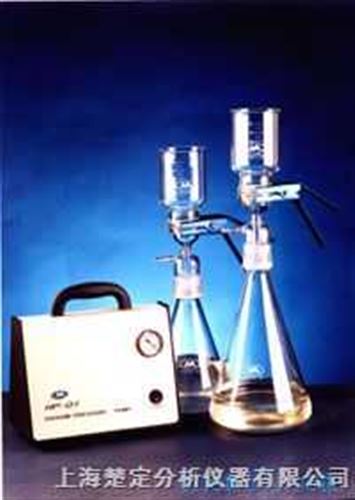 溶剂过滤器/DL-01带泵流动相真空过滤装置/过滤装置带泵 1000ml 砂芯过滤装置